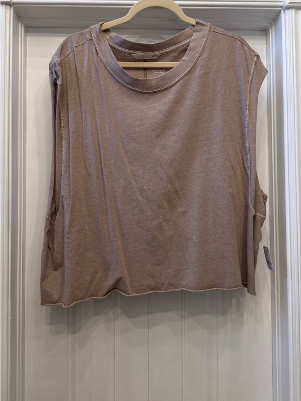 FP Movement by Free People Washed Mauve Muscle Tee